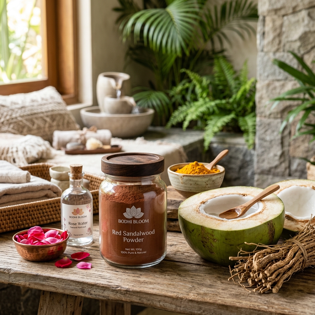Bodhi Bloom Red Sandalwood Monsoon Skin Ritual